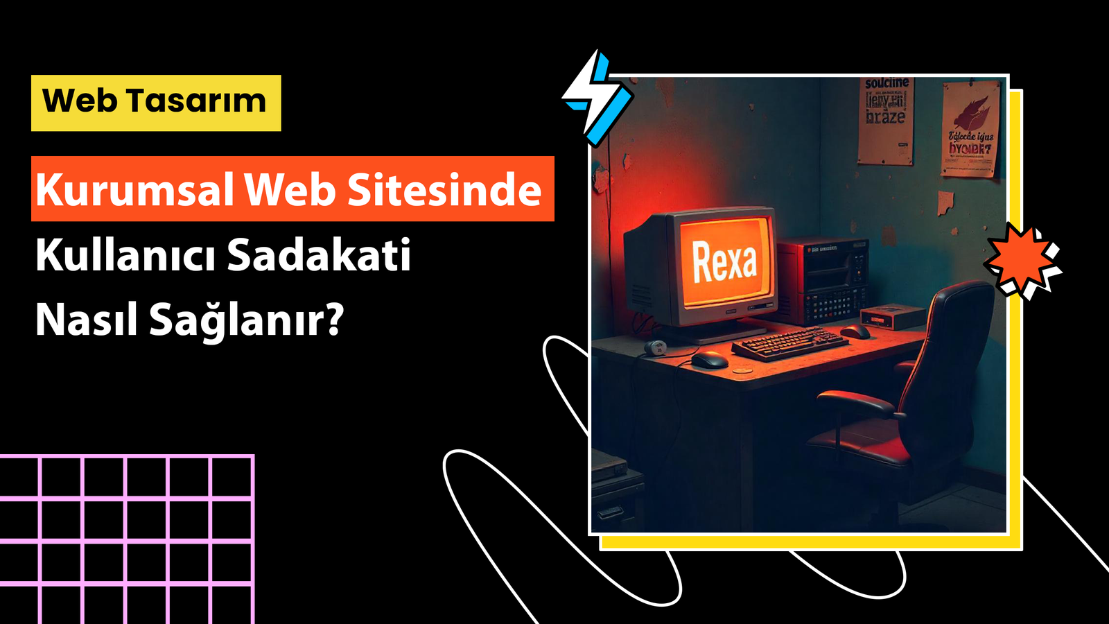 Kurumsal web sitesinde kullanıcı sadakati oluşturan müşteri bağlılığı ikonları ve etkileşimli grafikler