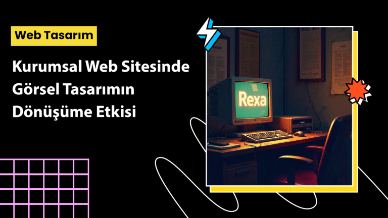 Kurumsal web sitesinde dönüşüm sağlayan görsel tasarım örnekleriyle dolu arayüz ekranı