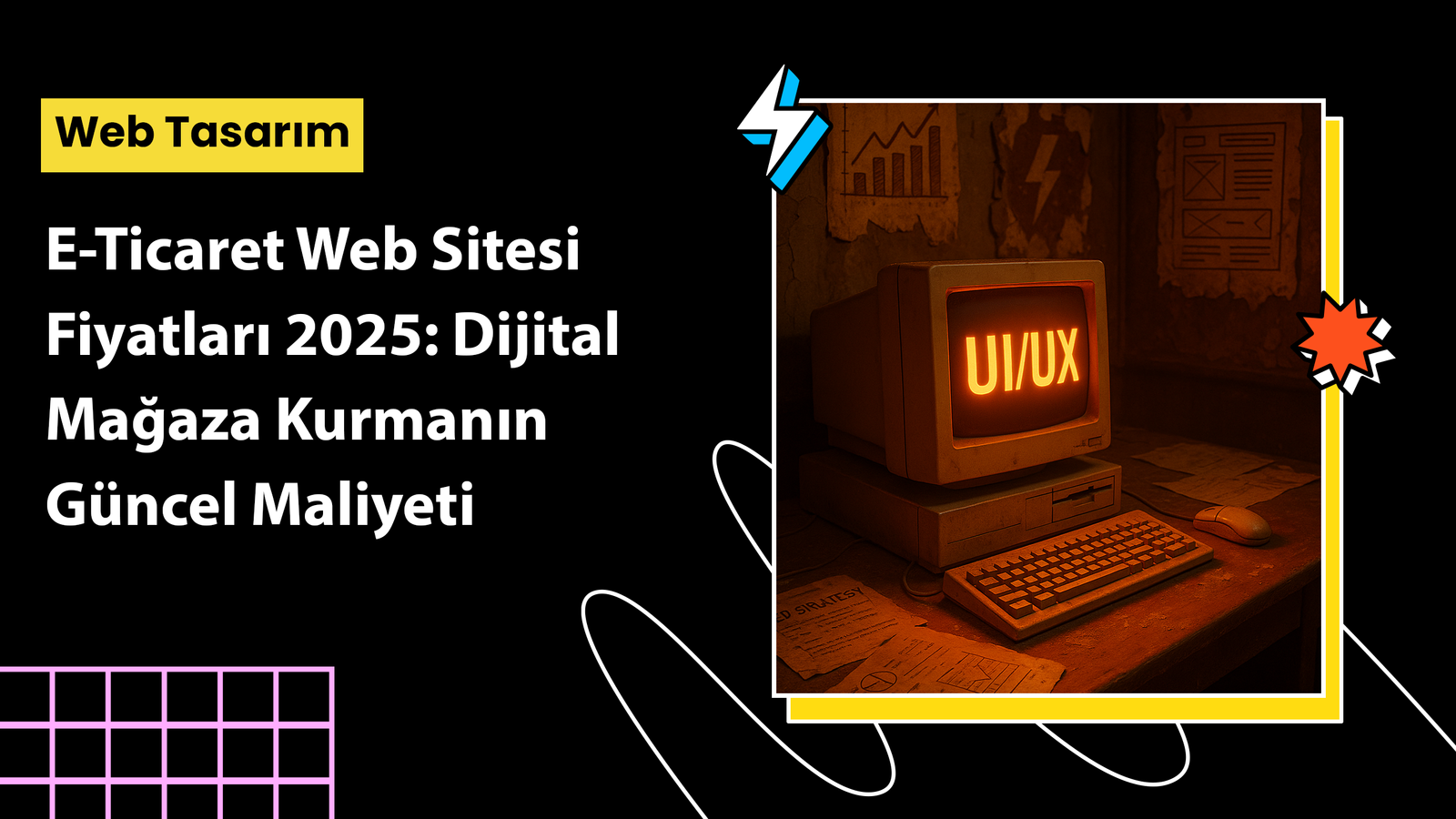 E-ticaret web sitesi fiyatları 2025 – ürün yönetimi ve ödeme sistemleri içeren dijital mağaza ekranı