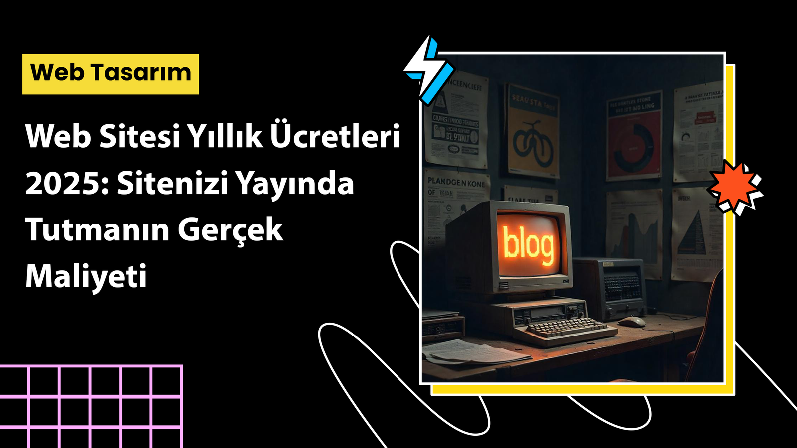 Web sitesi yıllık ücretleri – hosting, domain ve SSL sertifikası giderlerini gösteren ekran görüntüsü