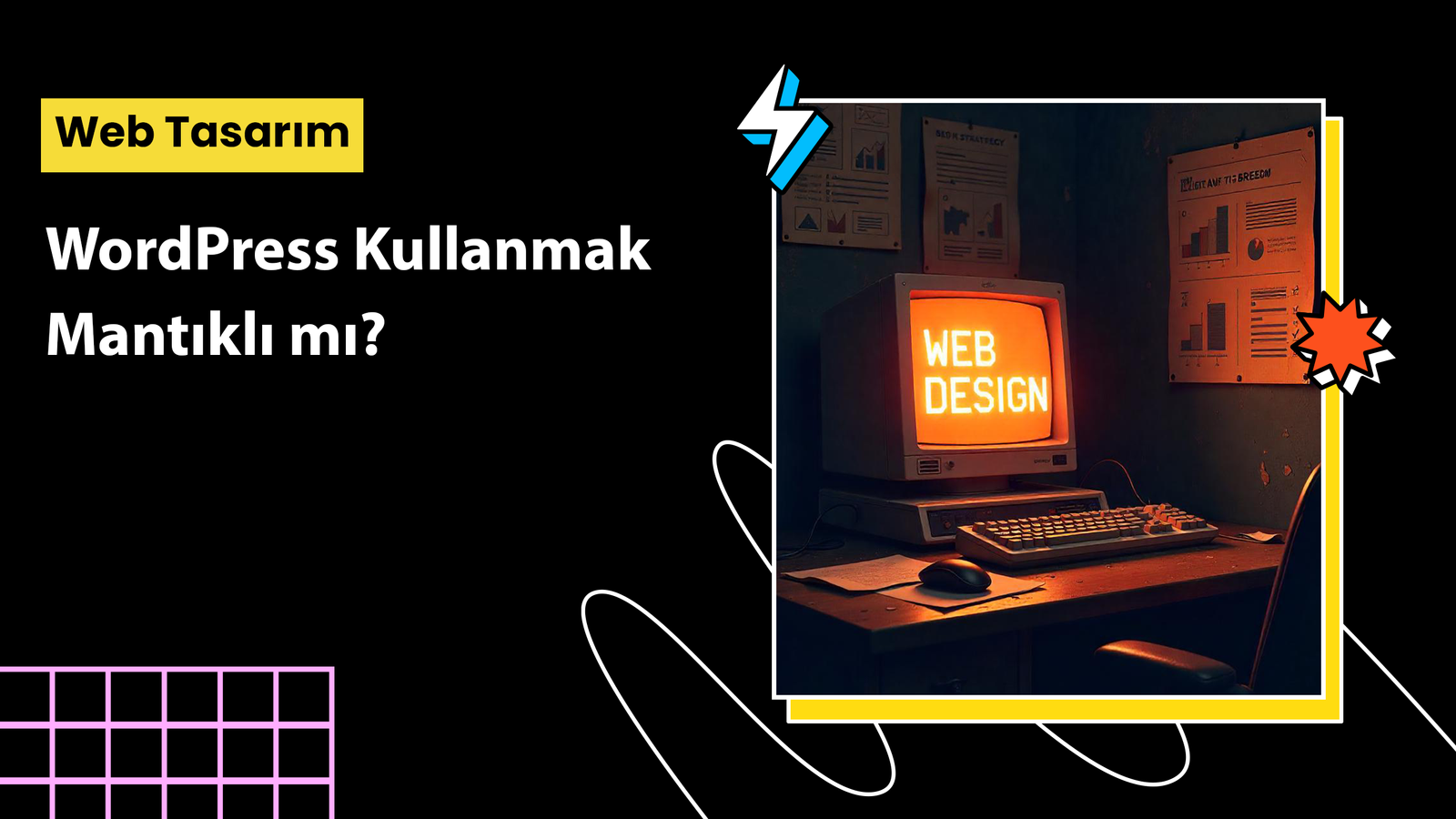 WordPress kullanmak mantıklı mı sorusunu soran bir kullanıcı – avantaj ve dezavantajları değerlendirme sahnesi