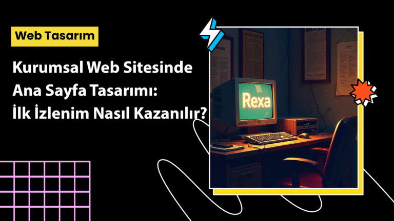 Kurumsal web sitesinin kullanıcıyı karşılayan dönüşüm odaklı ana sayfa arayüz tasarımı