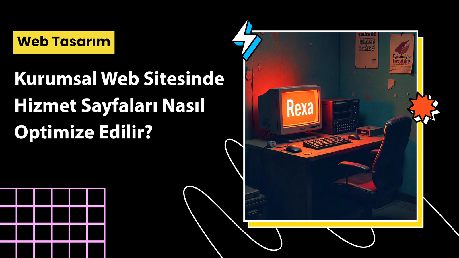 Kurumsal web sitesinde optimize edilmiş kullanıcı dostu hizmet sayfası örneği