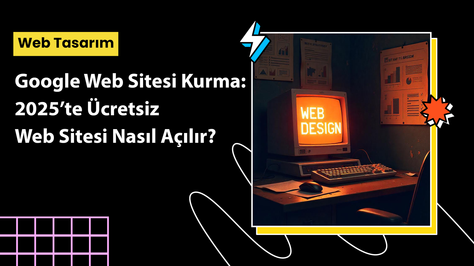 Google Sites ile ücretsiz web sitesi kurma ekranı – basit arayüz ve site örneği