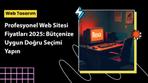 Profesyonel web sitesi tasarım süreci ve fiyatlandırma planı görseli