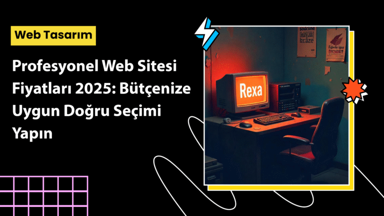 Profesyonel web sitesi tasarım süreci ve fiyatlandırma planı görseli